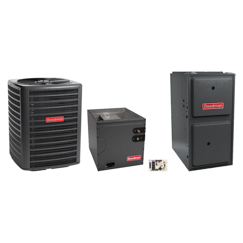Goodman 1.5 Ton Heat Pump & Gas Furnace Dual Fuel System