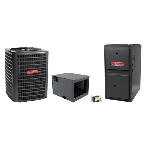 Goodman 2 Ton Heat Pump & Gas Furnace Dual Fuel System