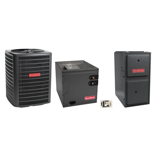Goodman 2 Ton Heat Pump & Gas Furnace Dual Fuel System