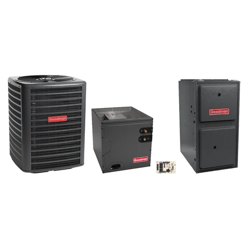 Goodman 2 Ton Heat Pump & Gas Furnace Dual Fuel System