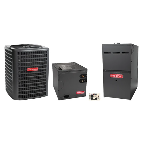 Goodman 2 Ton Heat Pump & Gas Furnace Dual Fuel System