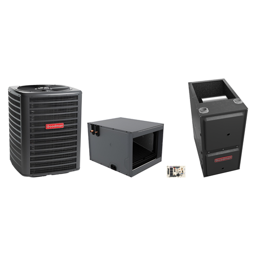 Goodman 2 Ton Heat Pump & Gas Furnace Dual Fuel System
