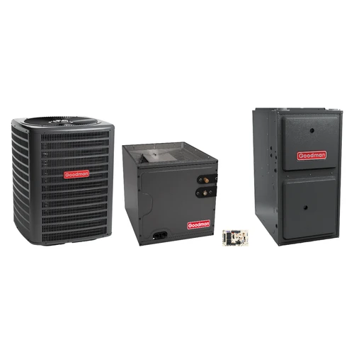 Goodman 2 Ton Heat Pump & Gas Furnace Dual Fuel System