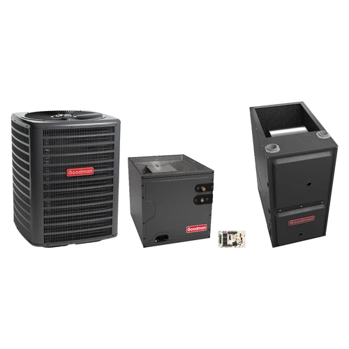 Goodman 2 Ton Heat Pump & Gas Furnace Dual Fuel System