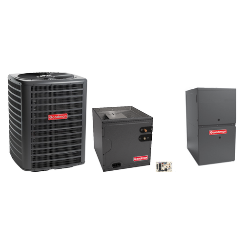 Goodman 2.5 Ton Heat Pump & Gas Furnace Dual Fuel System