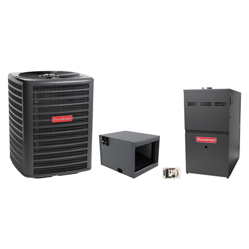 Goodman 2.5 Ton Heat Pump & Gas Furnace Dual Fuel System