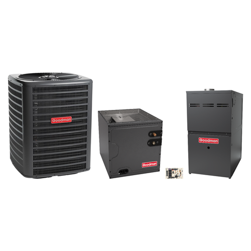 Goodman 2.5 Ton Heat Pump & Gas Furnace Dual Fuel System