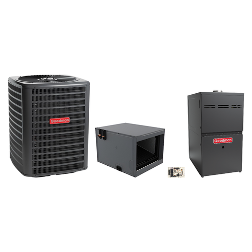 Goodman 2.5 Ton Heat Pump & Gas Furnace Dual Fuel System