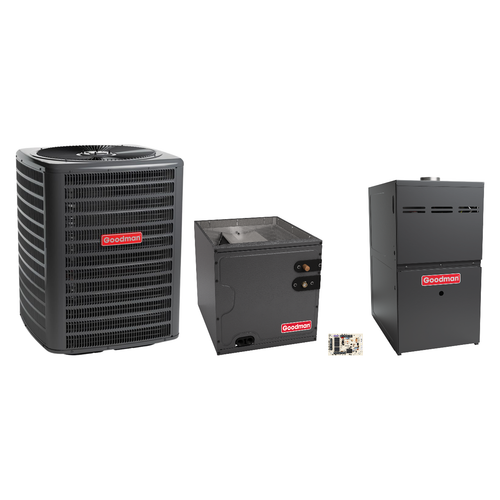 Goodman 2.5 Ton Heat Pump & Gas Furnace Dual Fuel System