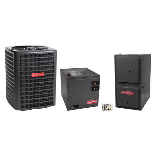 Goodman 2.5 Ton Heat Pump & Gas Furnace Dual Fuel System