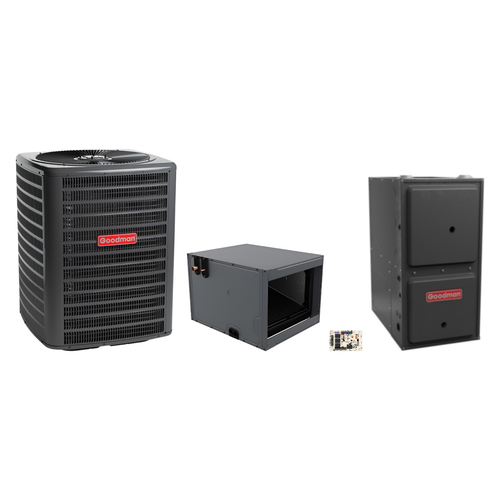 Goodman 2.5 Ton Heat Pump & Gas Furnace Dual Fuel System