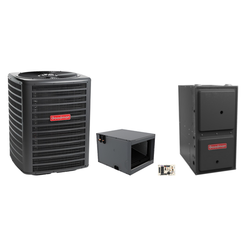 Goodman 2.5 Ton Heat Pump & Gas Furnace Dual Fuel System