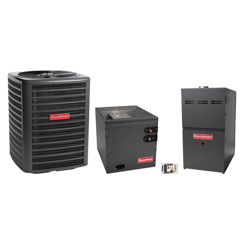 Goodman 2.5 Ton Heat Pump & Gas Furnace Dual Fuel System