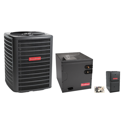 Goodman 2.5 Ton Heat Pump & Gas Furnace Dual Fuel System