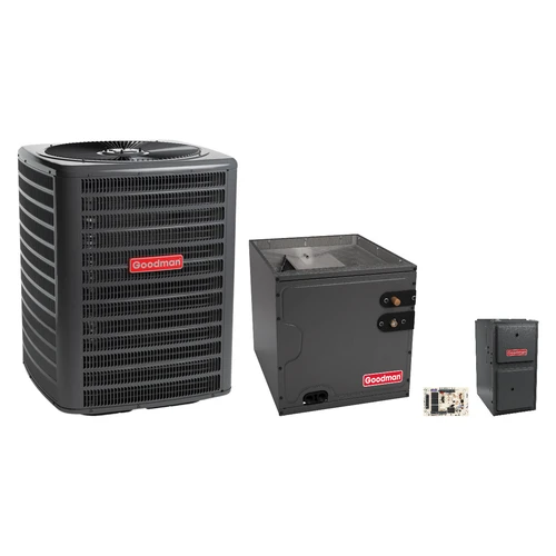 Goodman 2.5 Ton Heat Pump & Gas Furnace Dual Fuel System