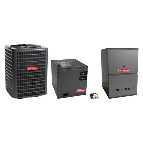 Goodman 3 Ton Heat Pump & Gas Furnace Dual Fuel System