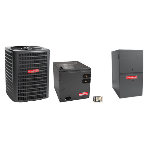 Goodman 3 Ton Heat Pump & Gas Furnace Dual Fuel System