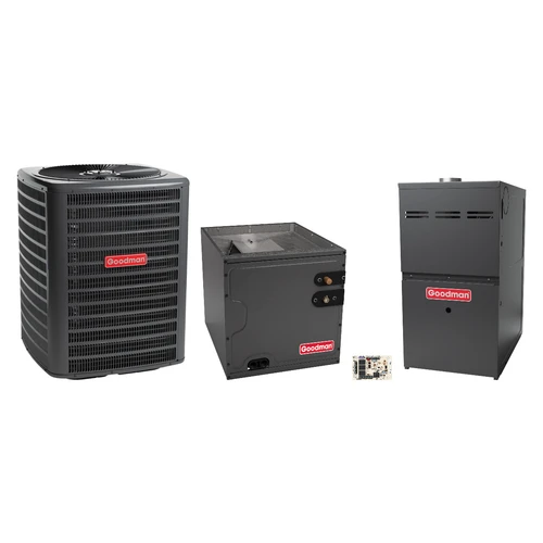 Goodman 3 Ton Heat Pump & Gas Furnace Dual Fuel System
