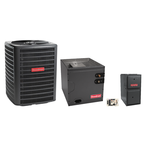 Goodman 3 Ton Heat Pump & Gas Furnace Dual Fuel System