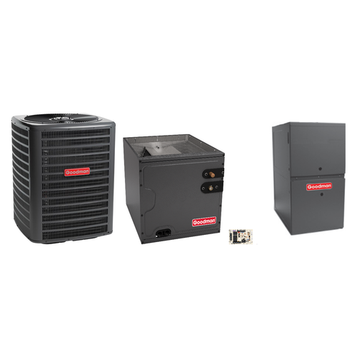 Goodman 3.5 Ton Heat Pump & Gas Furnace Dual Fuel System