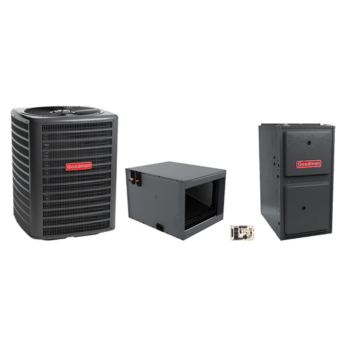 Goodman 3.5 Ton Heat Pump & Gas Furnace Dual Fuel System