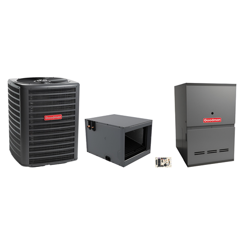 Goodman 3.5 Ton Heat Pump & Gas Furnace Dual Fuel System