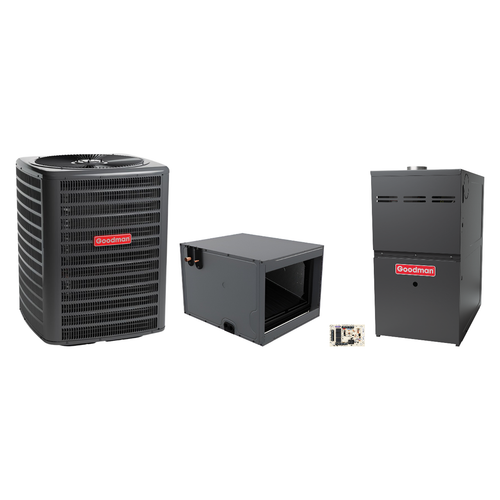 Goodman 3.5 Ton Heat Pump & Gas Furnace Dual Fuel System