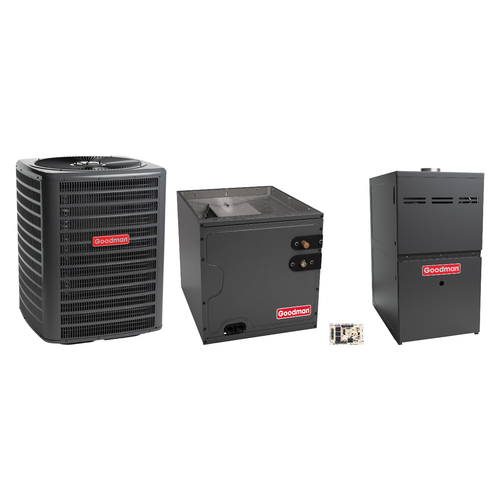 Goodman 3.5 Ton Heat Pump & Gas Furnace Dual Fuel System