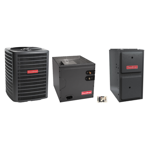 Goodman 3.5 Ton Heat Pump & Gas Furnace Dual Fuel System