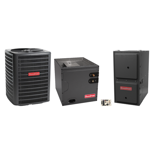 Goodman 3.5 Ton Heat Pump & Gas Furnace Dual Fuel System
