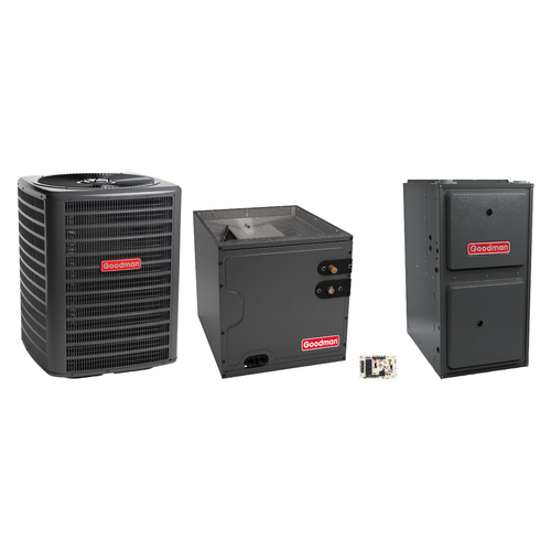 Goodman 3.5 Ton Heat Pump & Gas Furnace Dual Fuel System