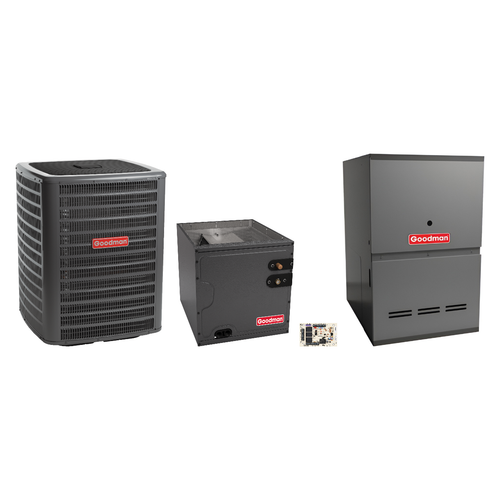 Goodman 1.5 Ton Heat Pump & Gas Furnace Dual Fuel System