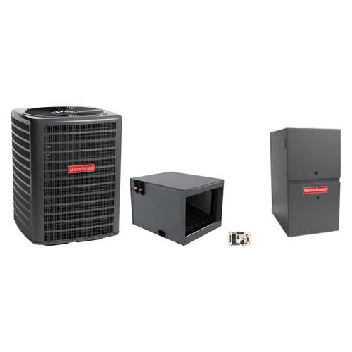 Goodman 2.5 Ton Heat Pump & Gas Furnace Dual Fuel System