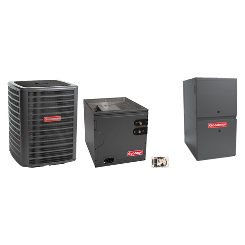 Goodman 1.5 Ton Heat Pump & Gas Furnace Dual Fuel System