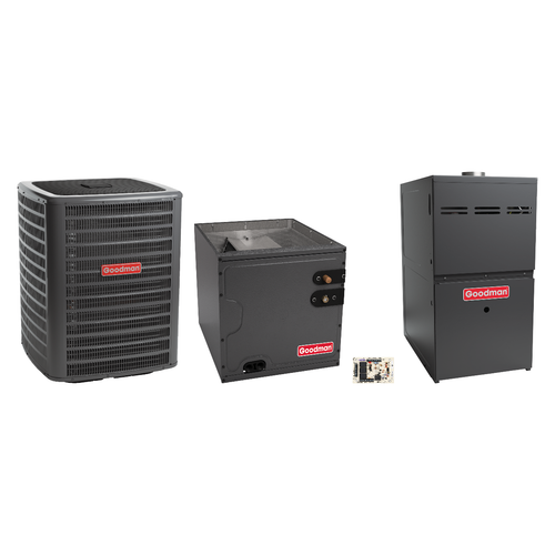 Goodman 1.5 Ton Heat Pump & Gas Furnace Dual Fuel System