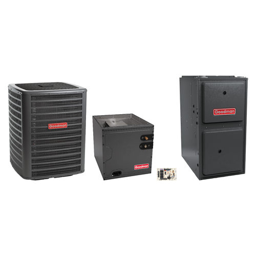 Goodman 1.5 Ton Heat Pump & Gas Furnace Dual Fuel System