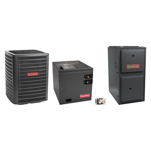 Goodman 1.5 Ton Heat Pump & Gas Furnace Dual Fuel System