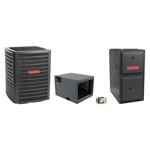Goodman 2 Ton Heat Pump & Gas Furnace Dual Fuel System