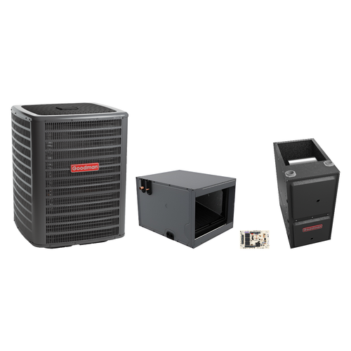 Goodman 2 Ton Heat Pump & Gas Furnace Dual Fuel System