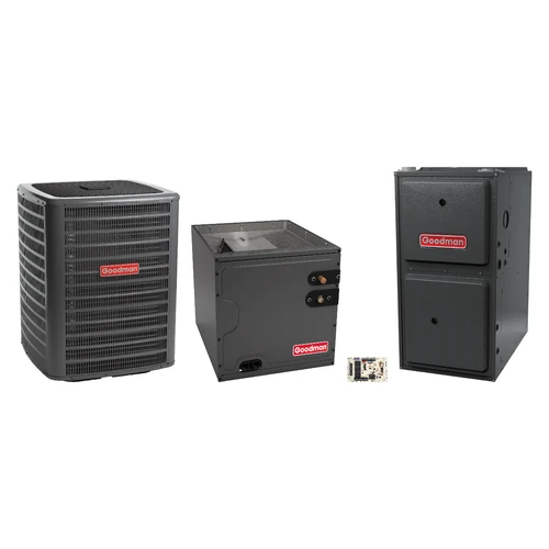 Goodman 2 Ton Heat Pump & Gas Furnace Dual Fuel System