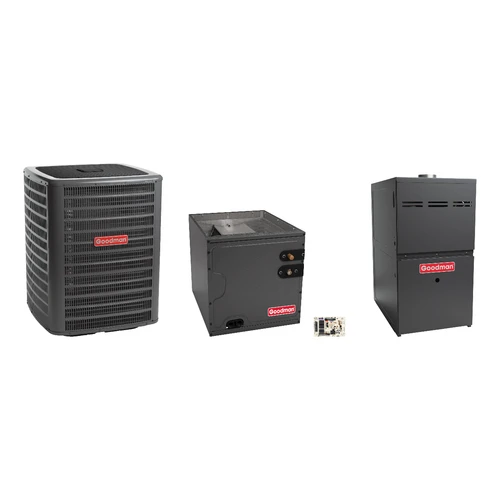 Goodman 3 Ton Heat Pump & Gas Furnace Dual Fuel System with AFE18-60A Kit