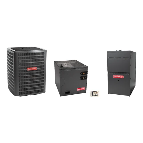Goodman 3 Ton Heat Pump & Gas Furnace Dual Fuel System with AFE18-60A Kit