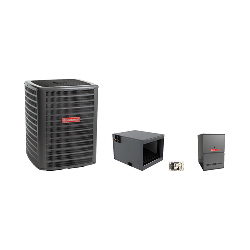 Goodman 1.5 Ton Heat Pump & Gas Furnace Dual Fuel System with AFE18-60A Kit