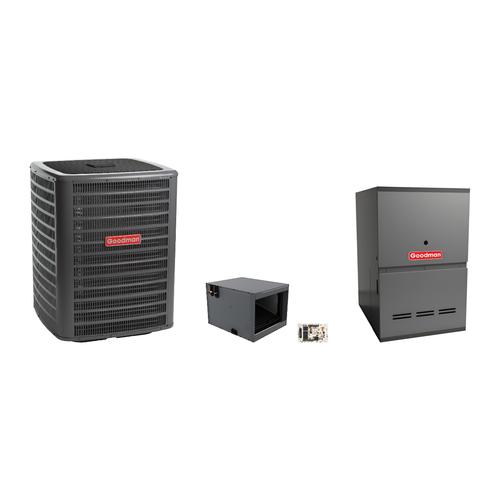 Goodman 1.5 Ton Heat Pump & Gas Furnace Dual Fuel System with AFE18-60A Kit