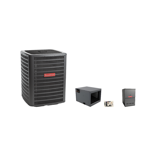Goodman 1.5 Ton Heat Pump & Gas Furnace Dual Fuel System with AFE18-60A Kit