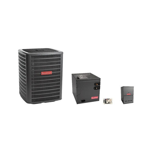 Goodman 1.5 Ton Heat Pump & Gas Furnace Dual Fuel System with AFE18-60A Kit