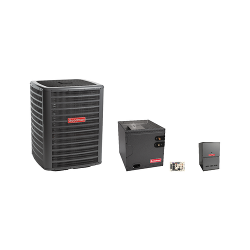 Goodman 1.5 Ton Heat Pump & Gas Furnace Dual Fuel System with AFE18-60A Kit