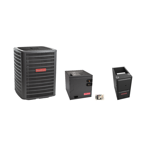 Goodman 1.5 Ton Heat Pump & Gas Furnace Dual Fuel System with AFE18-60A Kit