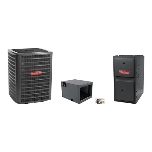 Goodman 1.5 Ton Heat Pump & Gas Furnace Dual Fuel System with AFE18-60A Kit