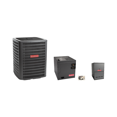 Goodman 1.5 Ton Heat Pump & Gas Furnace Dual Fuel System with AFE18-60A Kit